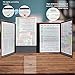 DND DM Screen, Dungeons and Dragons Master Screen Leather,4 Wet-Erase Function Pockets,DND Game Accessories for TRPG,with 4 Panels Master Screen Inserts (D)
