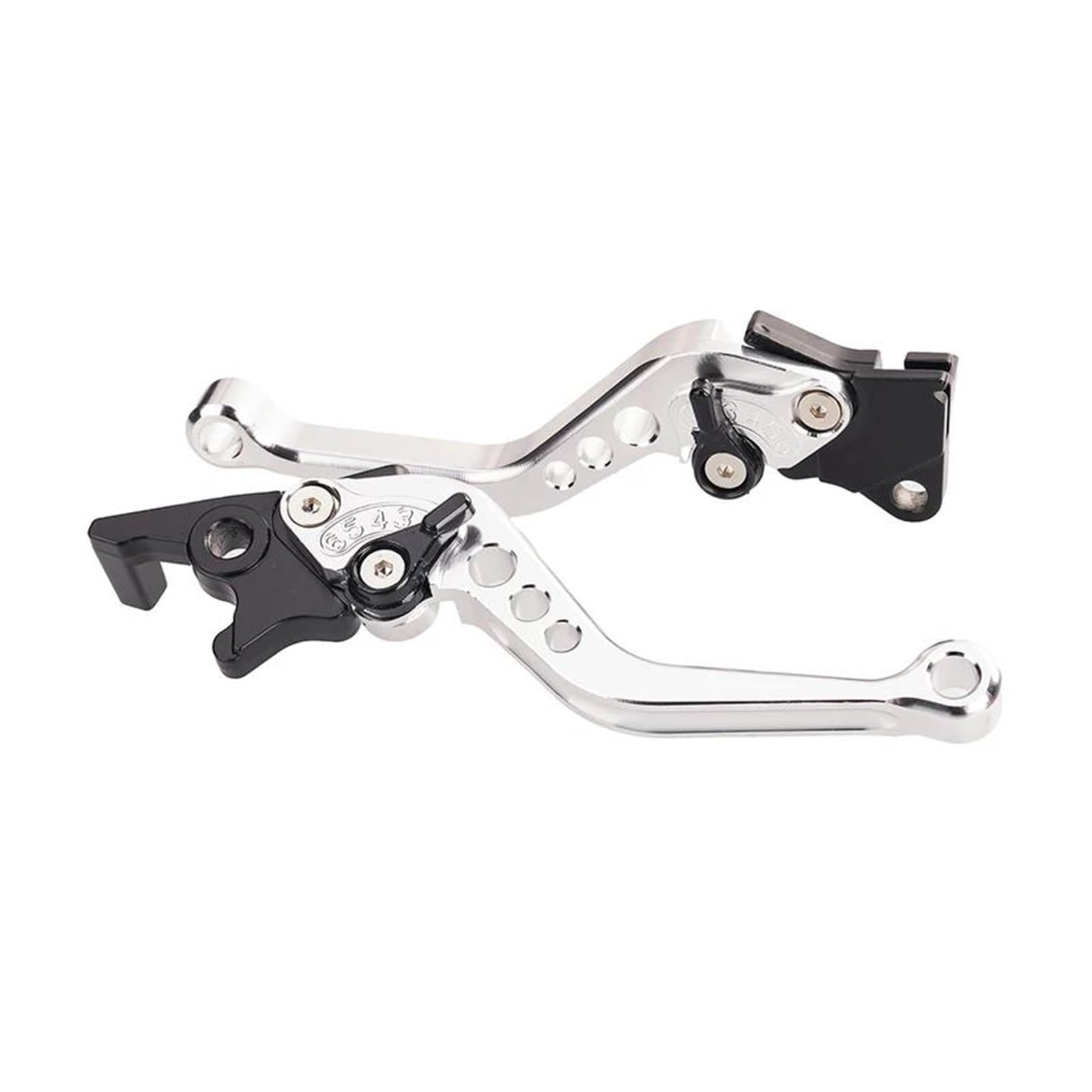Handlebar Clutch Brake Universal Adjustable Alloy Brake Clutch Levers CNC Dual Disc Drum Brake Motorcycle Handle Replacement Parts Adjustable Clutch Leve(3)