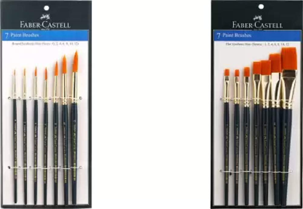 Faber-Castell 7 Round and 7 Flat (Blue)