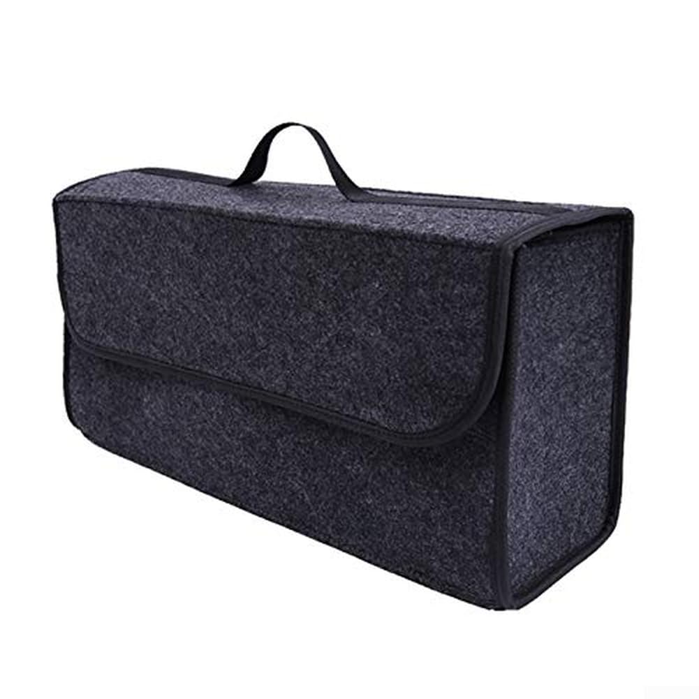 Auto Sitz Organizer Dunkelgrau Faserstoff Auto Sitz Organizer(3mm thick 50 * 15 * 24 Dark gray)