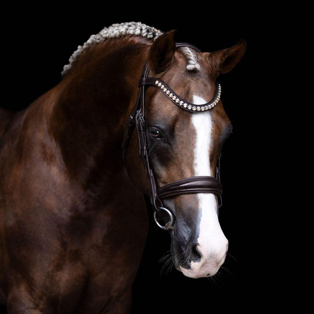 'Athens' Leather Bridle (Snaffle)