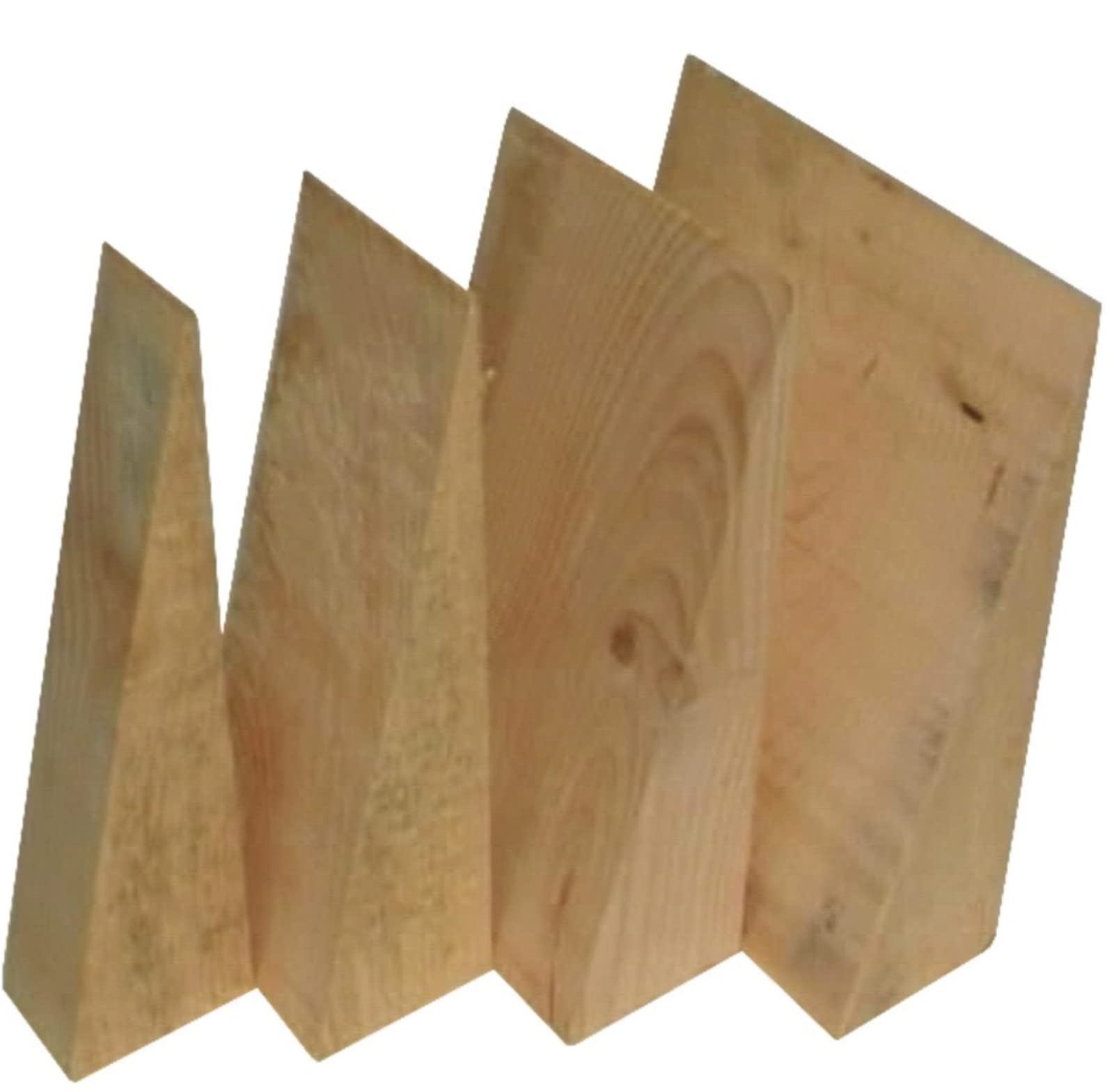 Lot de 20 cales d'étanchéité en bois d'armature standard DIN 14555-T3