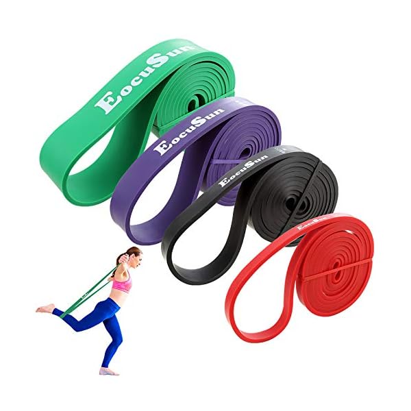 Pull Up Bands, Stretch Resistance Bands, Mobility Exercise Bands, Assisted Pull Up Straps Powerlifting Band for Home Fitness, Stretching and Resistance Training, Physical Therapy, Pilates Yoga