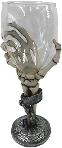 Miniatura 1 de Pacific Trading - Vaso de vino esquelético para fiestas y decoración de cocina