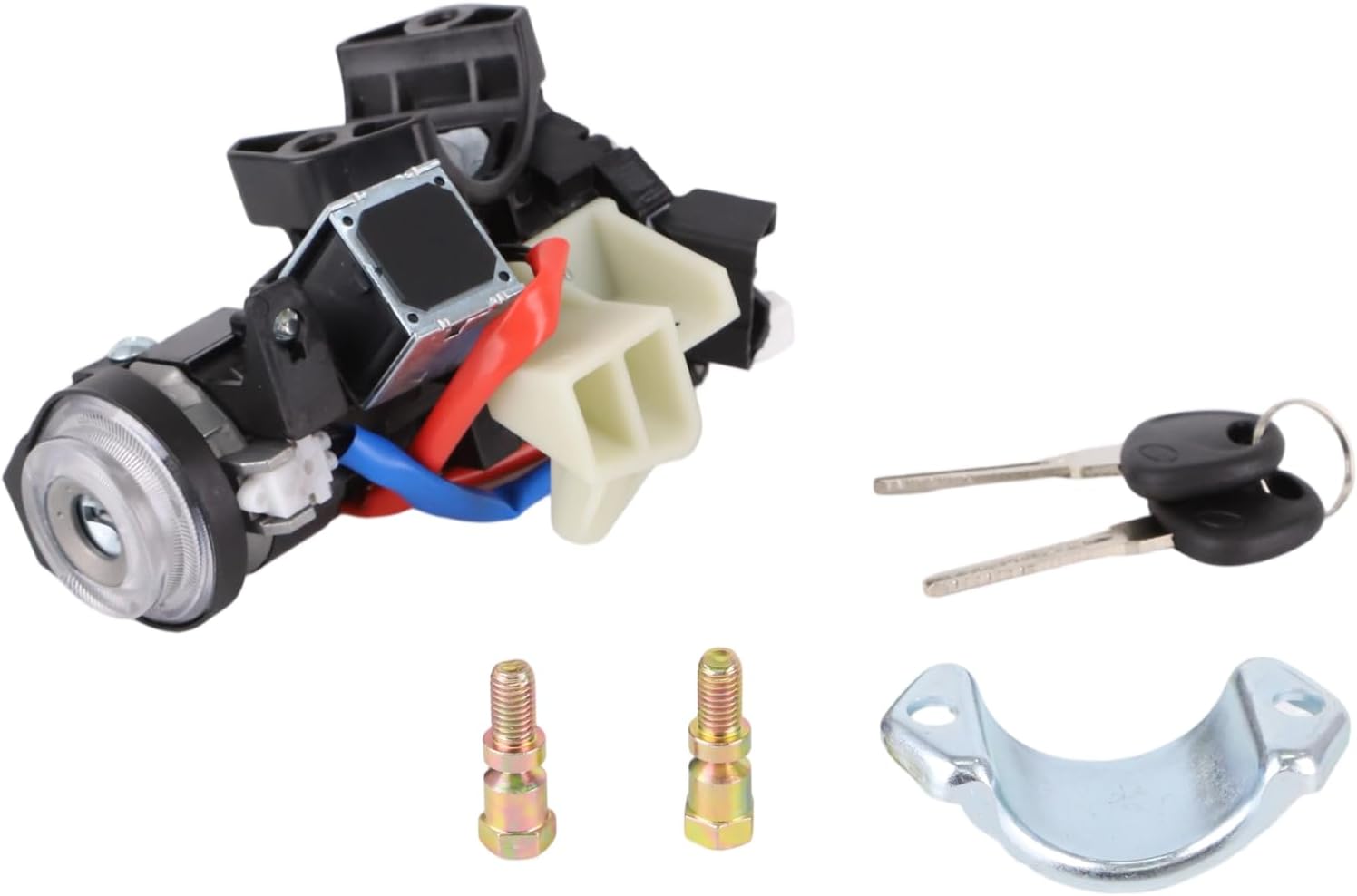 81905-F2230 Ignition Lock Switch Assembly with Door Lock Cylinder & 2 Keys Fit for Hyundai Elantra 2017-2020, Ignition Lock Cylinder with Housing Replace 81905F2230 81905 F2230