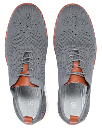 Mens Dress Shoes Casual Oxfords Shoes Knit Lightweight Breathable Business Work Shoes Walking Shoes Fashion Sneakers3