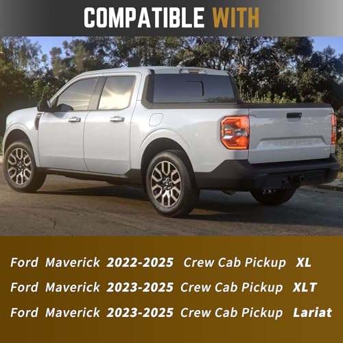 Image of RMOURTEKK Mud Flaps for Ford Maverick 2026 2025 2024 2023 2022 Accessories Front & Rear Mud Guards Splash(Set for 4 Pcs) No Drilling Required