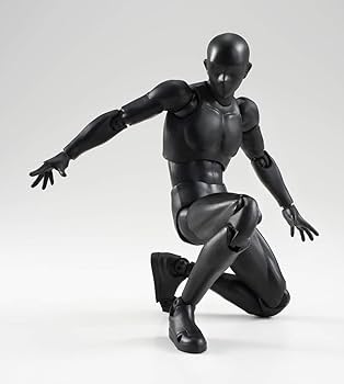 (未使用･未開封品)　S.H.フィギュアーツ ボディちゃん(Solid black Color Ver.) 約135mm ABS&amp;PVC製 可動フィギュア 0pbj0lf Amazon | TAMASHII NATIONS S.H.フィギュアーツ ボディちゃん DX