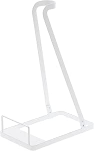 Yamazaki Industries 3275 Handheld Vacuum Cleaner Stand, Color: White, Size: Approx. W: 5.9 x D: 9.4 x H: 15.0 inches (15 x 24 x 38 cm)