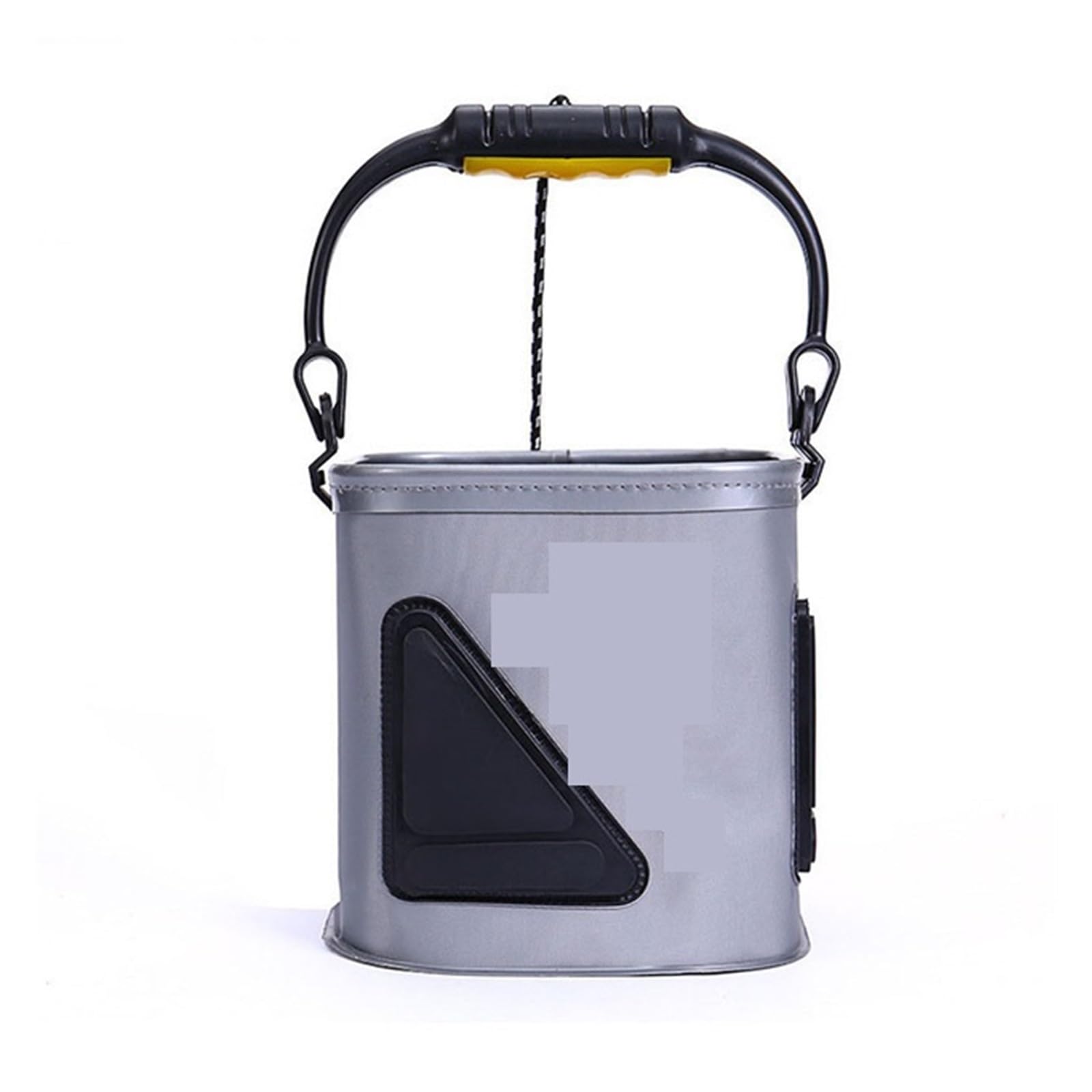 RAHBI Secchio da Pesca Portatile con Corda Borsa for Pesci vivi Ispessita in Eva Secchio Pieghevole Attrezzo da Pesca for Secchio da Arrampicata da Campeggio all'aperto Leisurely (Color : Gray)