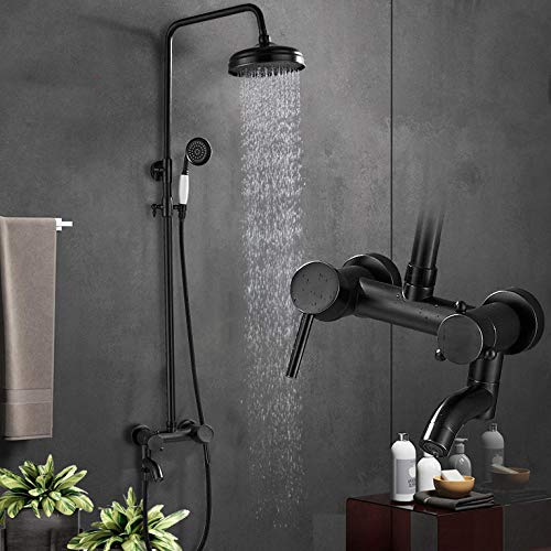 Mitigeur douche bronze noir anti-calcaire pour remplacer votre vieux robinet de bain