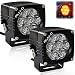RUN-D Amber Cube Led Driving Lights 3 inch CREE Off Road Lights (Amber LED) - 1 Pair