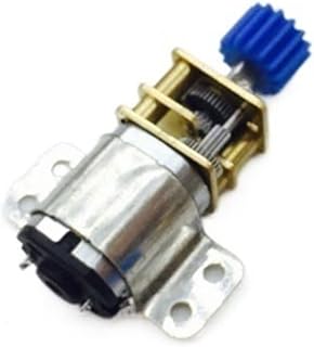 Powered Mini 12V N20 Reduction Motor with 15teeth Gear and Bracket, Micro JGA12-N20 Low Speed High Torque Robot Disco Ball Model Car Engine Motor Kit Torque Gear (Size : 1000rpm)