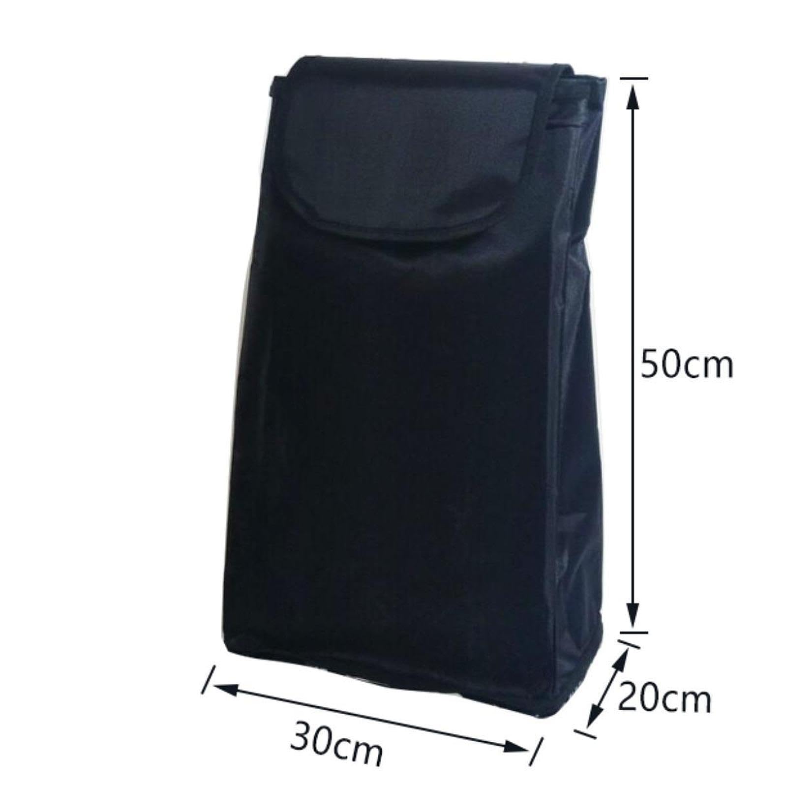 Oshhni Borsa del carrello della spesa Oxford tessuto Oxford Pulisci Utilità pieghevole Rinominabile borsa da mano impermeabile per carrelli da drogheria per