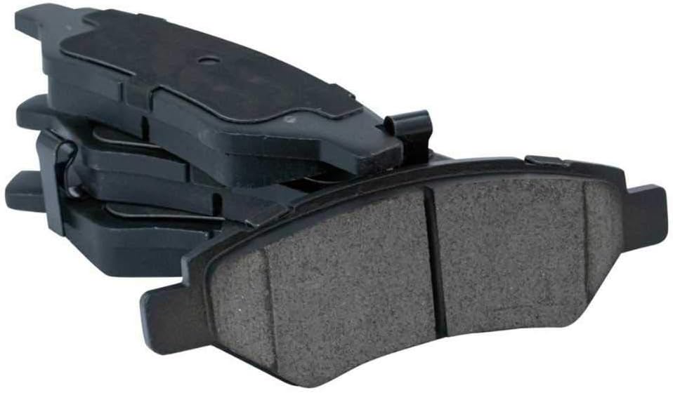 AutoShack Rear Premium Ceramic Brake Pad Set Replacement for 2010-2015 Chevrolet Camaro 2010-2016 Cadillac SRX 2008-2014 Cadillac CTS 2011 Saab 9-4X 4-PC