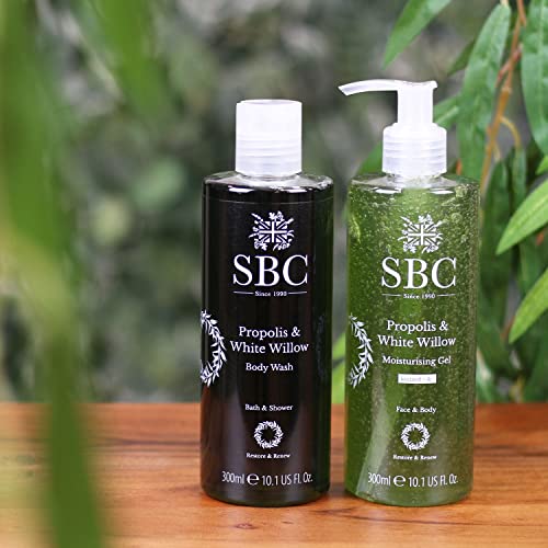 SBC Skincare Propolis & White Willow Moisturising Gel 300ml, Lightweight - Image 4