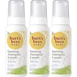 Burt’s Bees Baby Sensitive Foaming Shampoo...