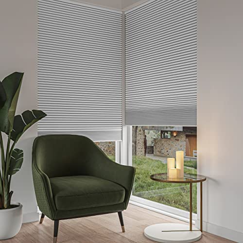 Moonice Cordless Blackout Cellular Shades, Aluminum Cellular Blinds For Windows Door, Customize Honeycomb Window Blinds & Shades For Home Kitchen Bedroom Children Room Office, Easy To Install #TOP6
