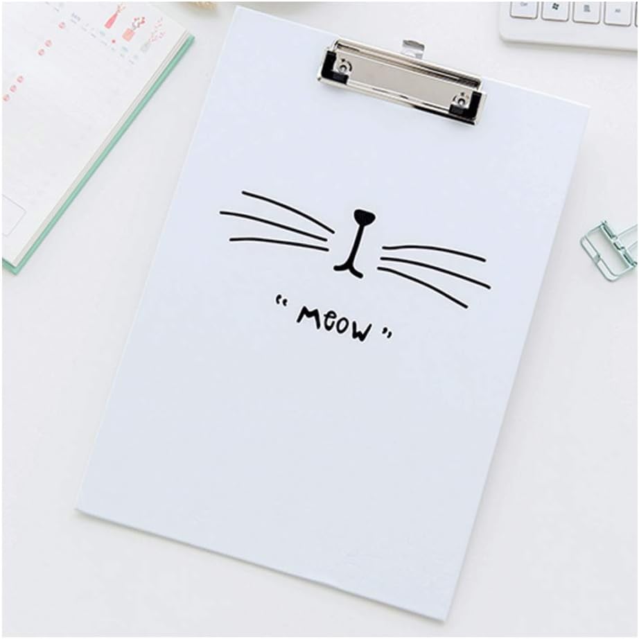 Clipboard Cute A4 Paper Clipboard Kawaii Folder Clip Board Writing Pad for Kids