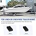 Venussar 8 Pack Boat Trailer Bunk Slide Pads and 2 Pack Boat Trailer Glide Bunk Enders, 3