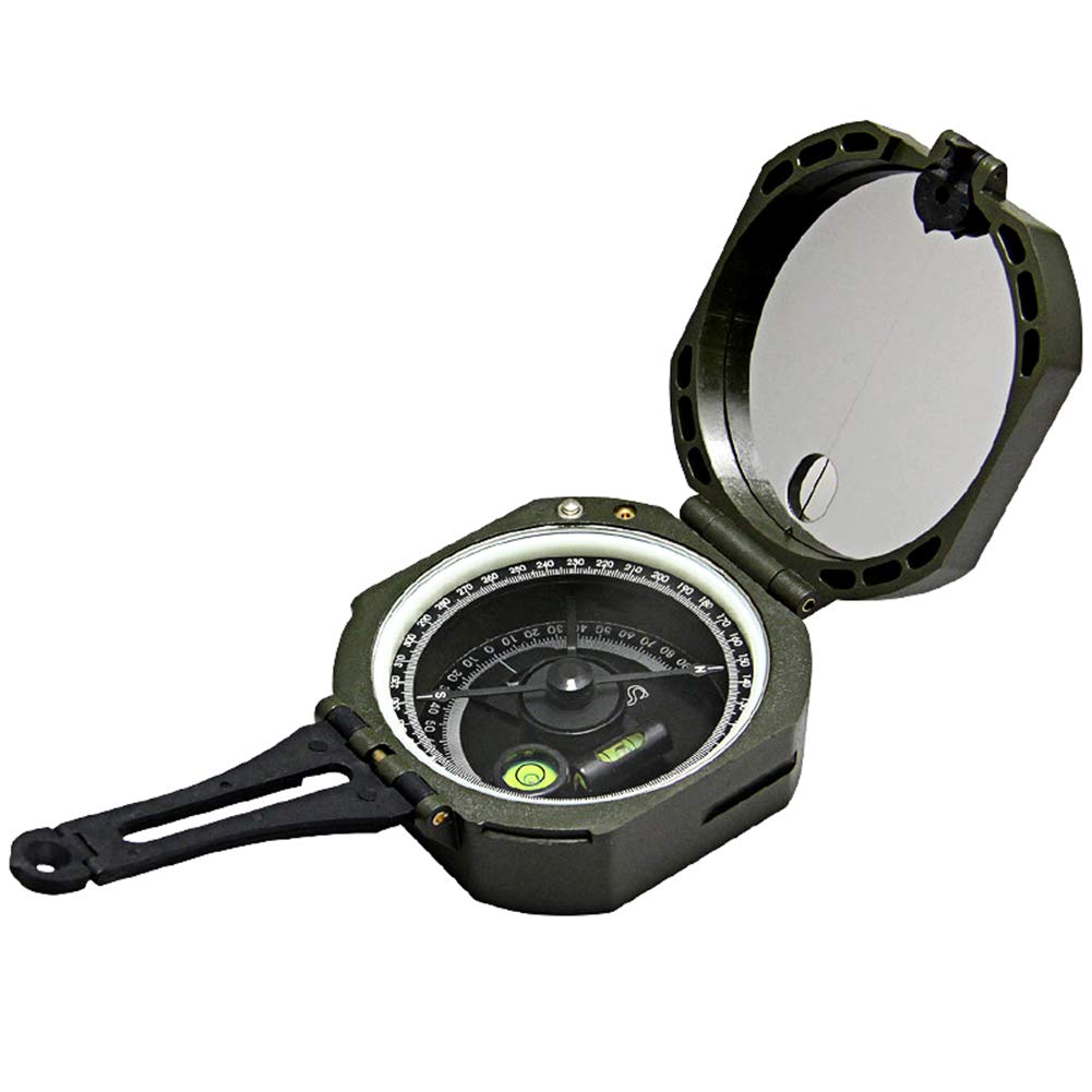 Compas fluorescent pour camping doté d'un mesureur de carte mécanique précis - 8