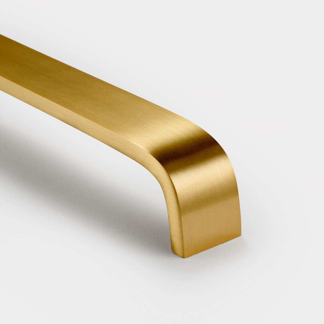 Pushka Home Ltd Gold Solid Brass Bar Handles | By Pushka Home | Modern Brushed Finish | For Cabinets, Cupboards, Wardrobes, Doors, Drawers – Ph26 – Hole Centre 128Mm