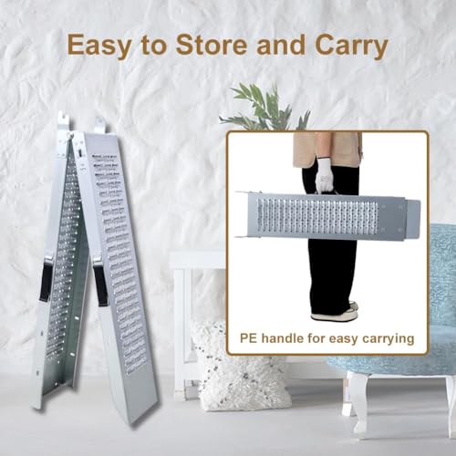 Rampa Carga Plegable de Acero 71" 950 lbs Pack x2 miniatura 4