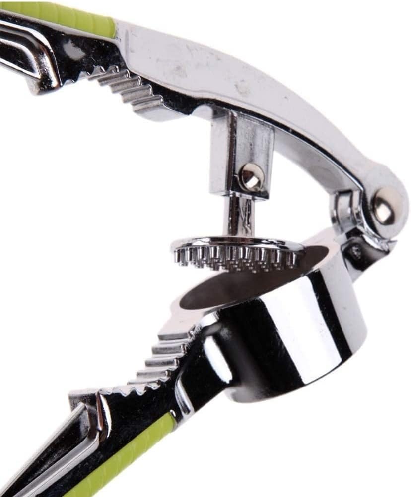 Garlic Press Garlic Press Easy To Squeeze Ergonomic Handle,Garlic Mincer Tool Easy To Clean Garlic Mincer Crusher (Onecolor 15.5 * 3cm)