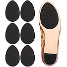 Dr. Shoesert Non-Slip Shoes Pads Adhesive Shoe Sole Protectors, High Heels Anti-Slip Shoe Grips (Black - 3 Pairs)