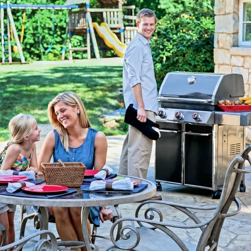 GasSaf 19.5 inch Grill Grates Replacement for Weber 7524, 7528, Genesis 300 E310 E320 E330 S310 S320 S330 EP310 EP320 EP330 Gas Grill, Set of 2 Cast Iron Cooking Grid Grates(19.5" x 12.9" x 0.5") by GasSaf - Used condition - Image 6