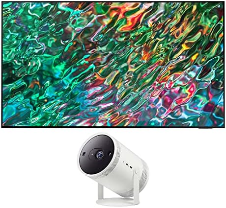 SAMSUNG QN75QN90BAFXZA 75" QLED Quantum Matrix Neo 4K Smart TV with a SP-LSP3BLAXZA 30"-100" HDR Freestyle Smart Portable Projector (2022)