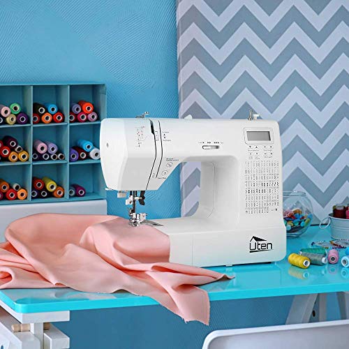 Portable Sewing Machine Computerized Embroidery Sewing Machine With 200 Unique Built-In Stitch And 8 Buttonholes… #TOP2
