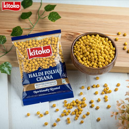Image of Kitoko Haldi Roasted Salted Chana without Skin 500gm, Bhuna Chana