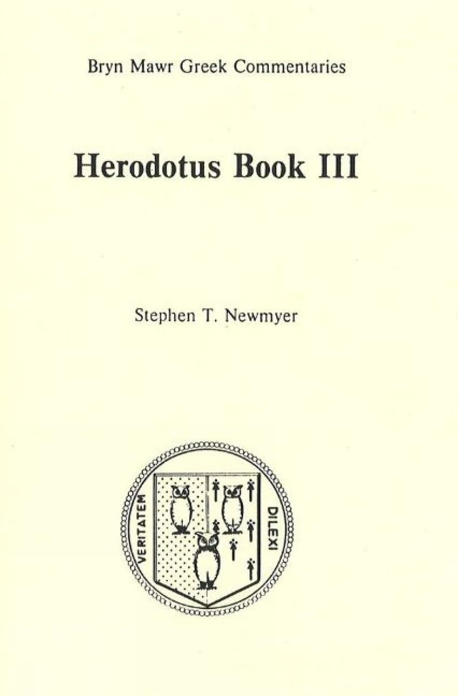 Herodotus Book III (Greek Commentaries Series)