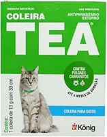 Coleira Antiparasitária Tea Konig para Cães e Gatos