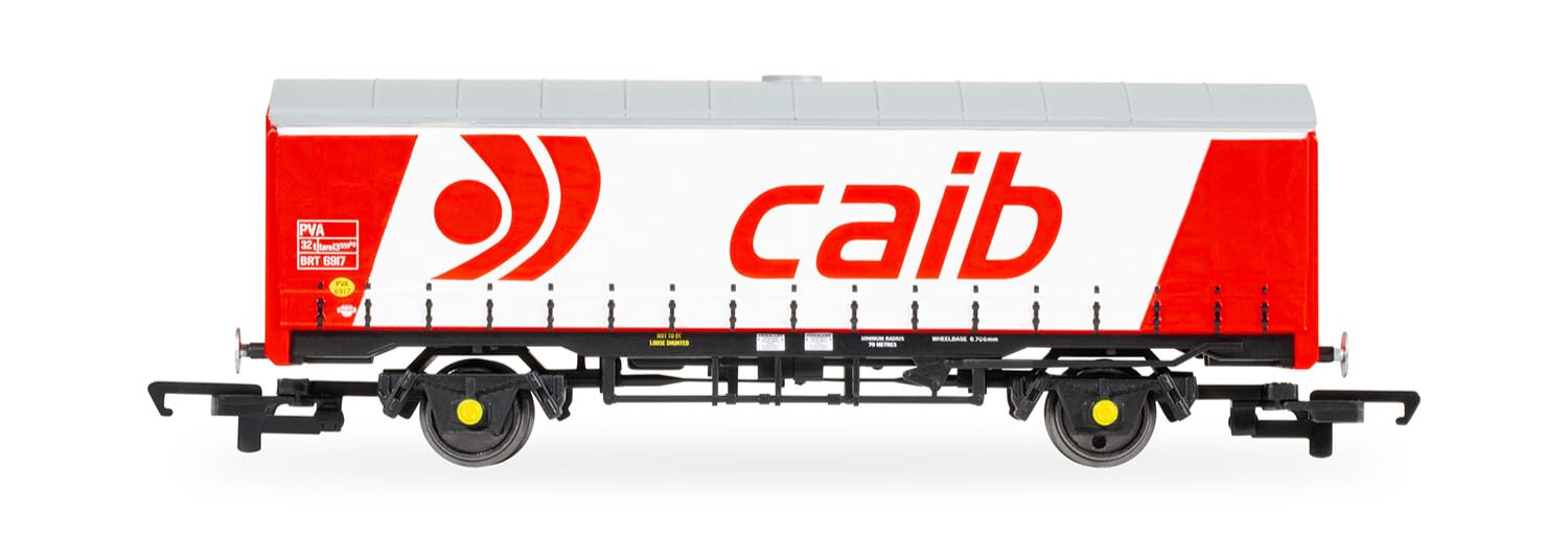 Hornby R60268 RailRoad CAIB PVA Van - Era 800 gauge, Red/White