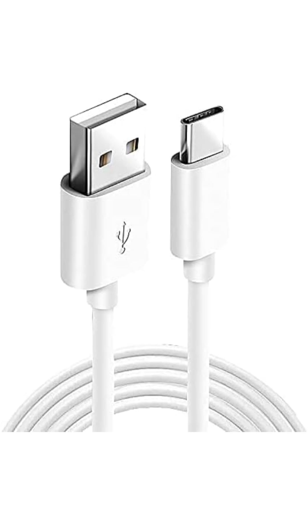 pluggone Original USB Type C Cable Original Like Type-C Cable | C-Type Charger Cable | Type C Rapid Quick Dash Fast Charging Cable | Type-C Data Sync Cable | Type C to USB-A Cable (White) (B0CGBSVTCS) Amazon Price History, Amazon Price Tracker
