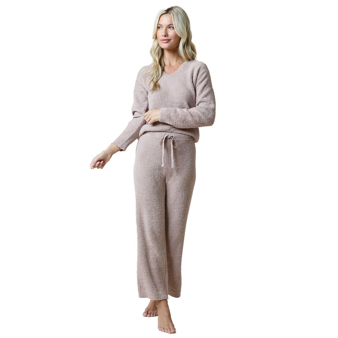 Softies Marshmallow V-Neck Lounge Set for Women