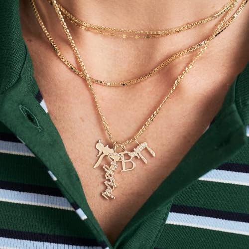 Gelin Hebrew Chai Life Charm Pendant in 14K Solid Gold3