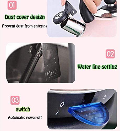 3l Edelstahl Innendeckel Wasserkocher2000w (bpa frei) Kabelloser Teekessel,Schnellkochender Wasserkocher mit… – Bild 3