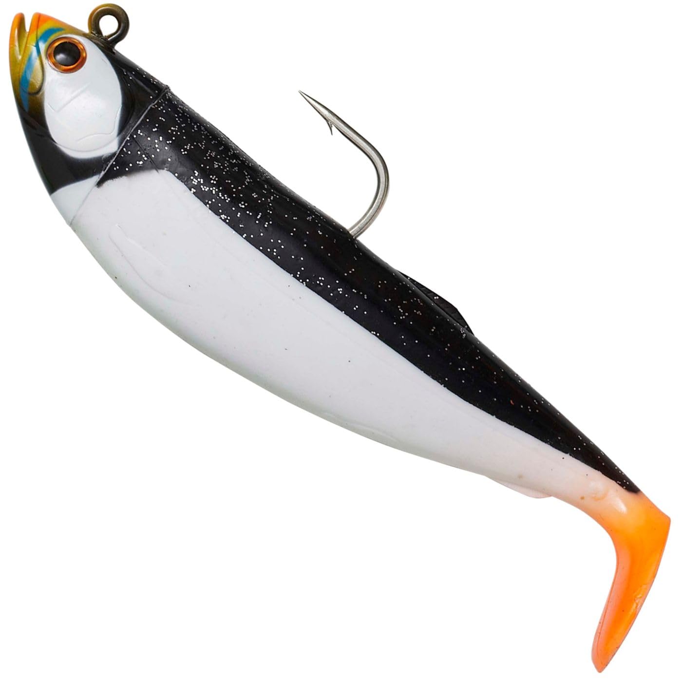 Savage Gear PRE-RIGGED SOFT LURE CUTBAIT HERRING - 25CM - 460, Puffin, 25