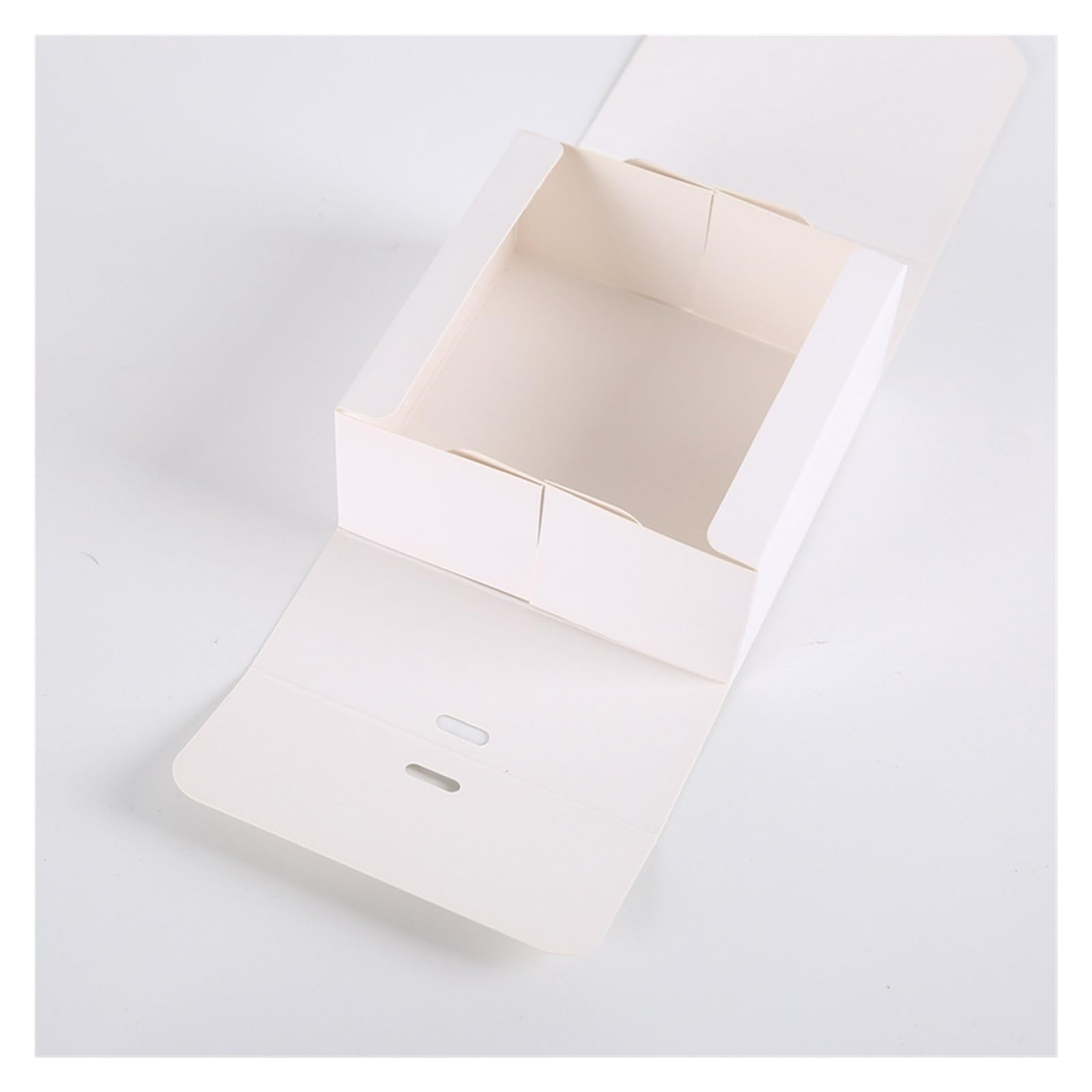 Boîtes cadeaux Kraft Boîte-cadeau en papier Kraft blanc 10 pièces, boîte de rangement de bonbons, chocolat et biscuits faits à la main, fournitures de fête, rangement de vêtements for anniversaire ( S