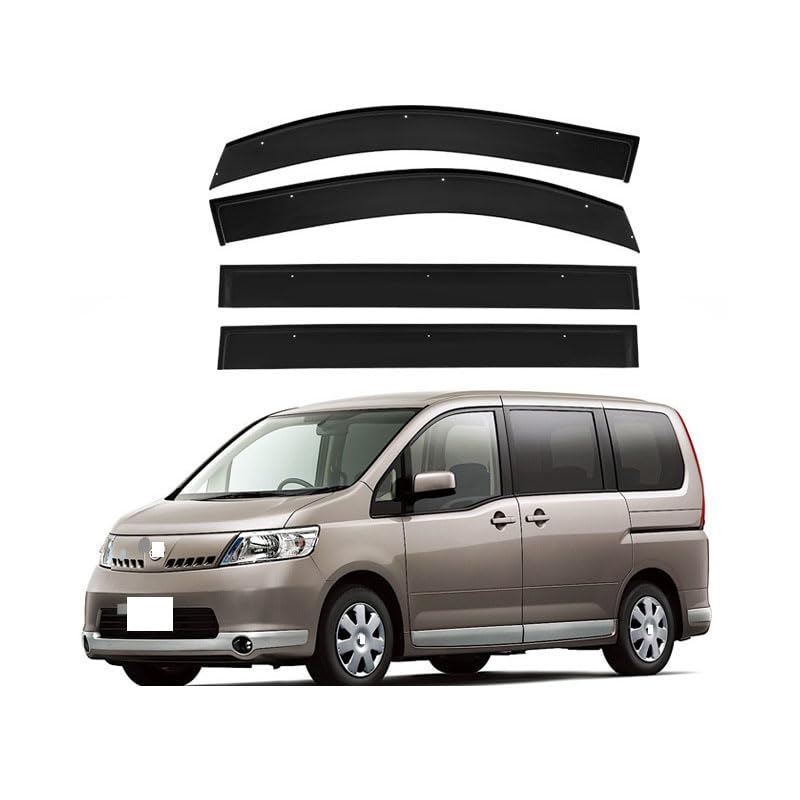 Deflectores de viento Nissan Serena C25 parasol lluvia ventanas coche