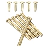 PAMINGONO Kit de Remaches de Hierro Dorado para Reparación Práctica de Abanicos Plegables, Juego de 5 Sets Diseño Elegante para Mantenimiento y Arreglo de Ventiladores Manuales