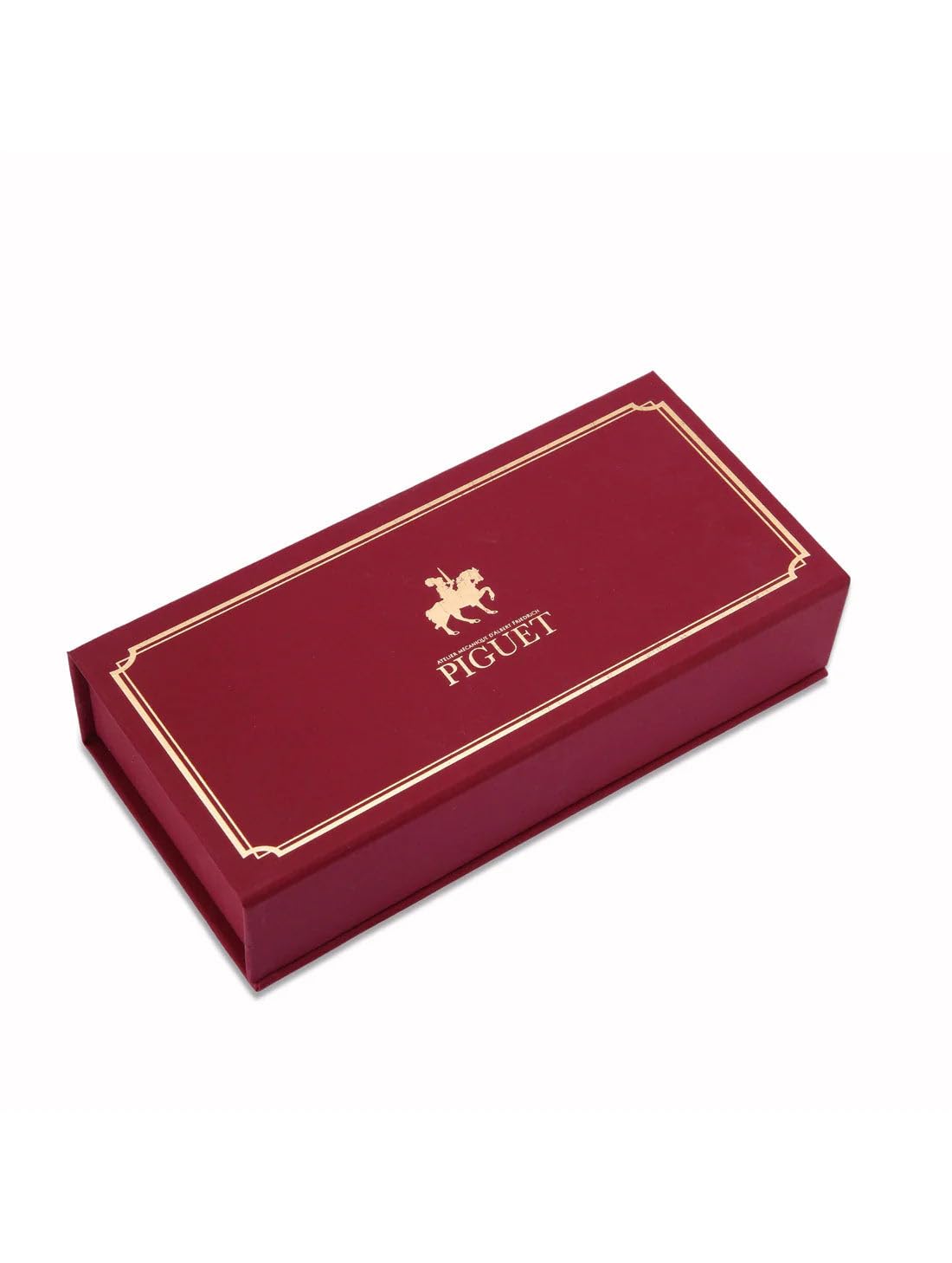 Piguet Genève – Luksusowy i ergonomiczny długopis żelowy Signature – Seria Sigma V – Niebieski atrament – W eleganckim pudełku z uniwersalnym wkładem (l’Doré)
