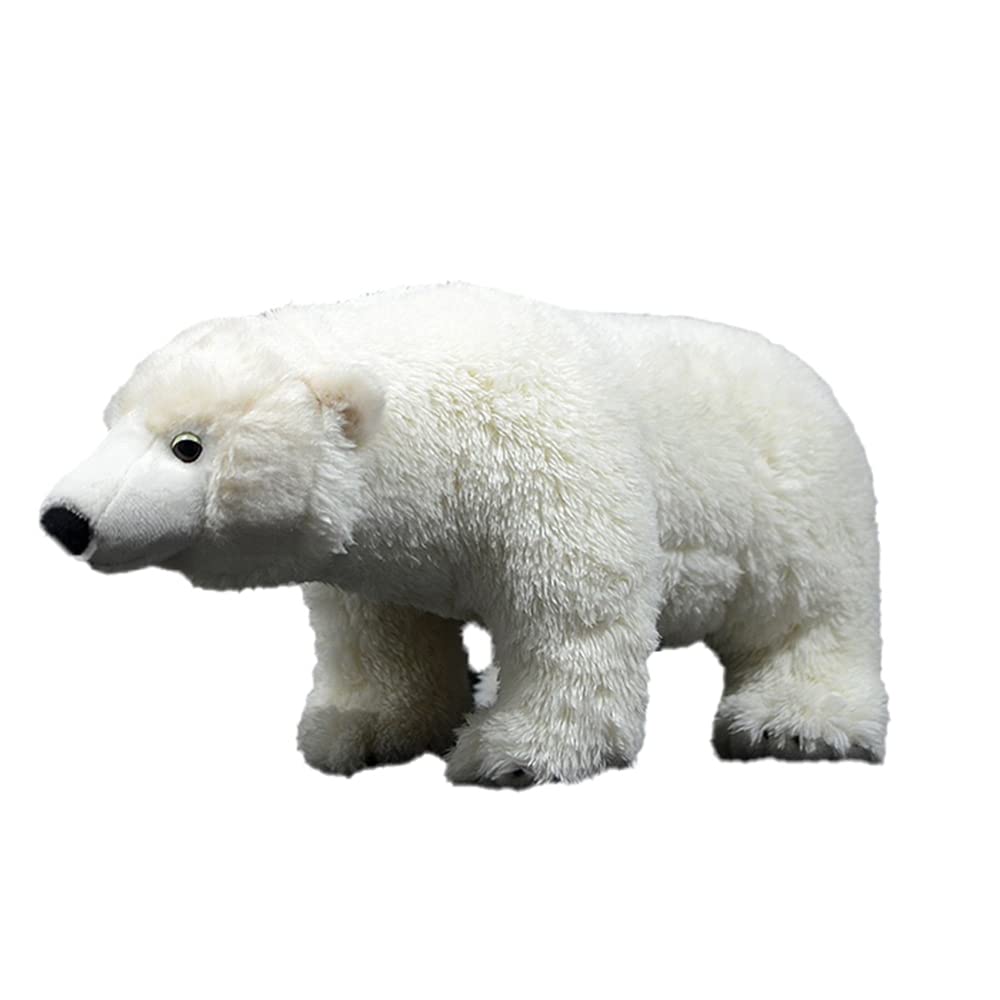 Amazon.co.jp: ぬいぐるみ ホッキョクグマ 白熊 本物そっくり 置物