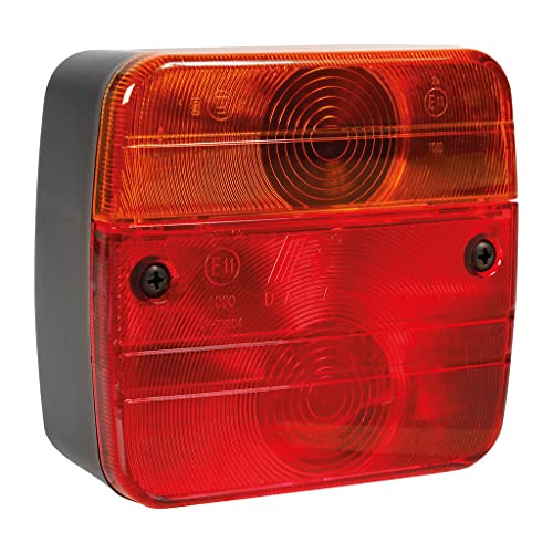 SPOTLIGHT - Lanterne DAFA - Feux arrière 4 fonctions (Veilleuse, clignotant, stop...) - Ampoules non fournies - A fixer - 108 x 103 x 52mm - Entraxe fixation...