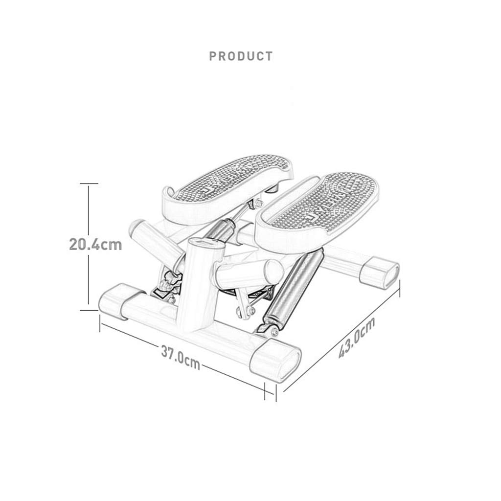 Stepper Multifunzionale in Vita, Stepper Indoor con Corda Elastica, Stepper Portatile, Fitness/Perdita di Peso/modellame