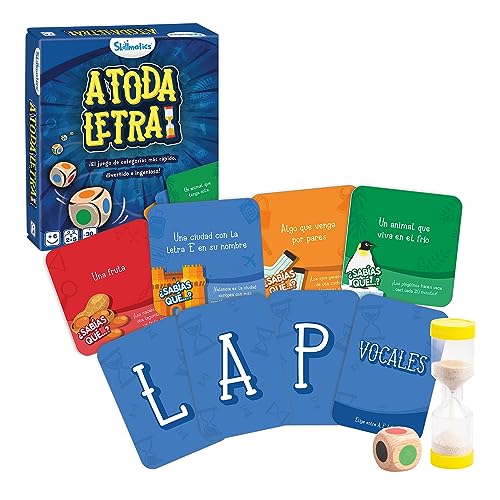 Ludilo   A Toda Letra | Juegos De Mesa Niños 6 Años O Más | Juego Cartas Niños Y Adultos | Juego De Mesa 2 A 5 Jugadores | Regalo Niño 6 Años O Más