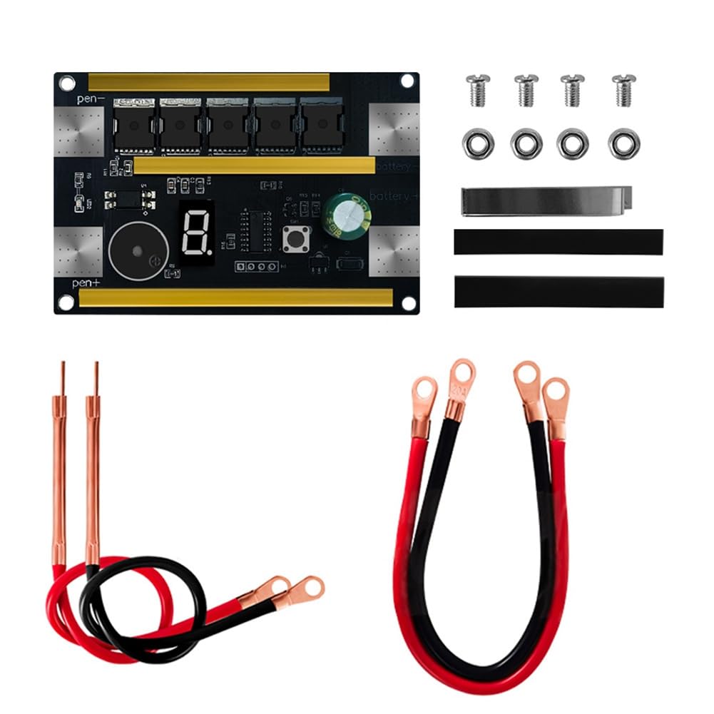Littimoon 18650 Lithium Battery Spot Welder Pen Control Board Touch Welding Machine 12V Automatic Spot 9-Speed Output Module